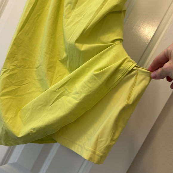 Outdoor Voices OV The Exercise Dress Margarita Neon Yellow Green Sz L - Picture 4 of 5